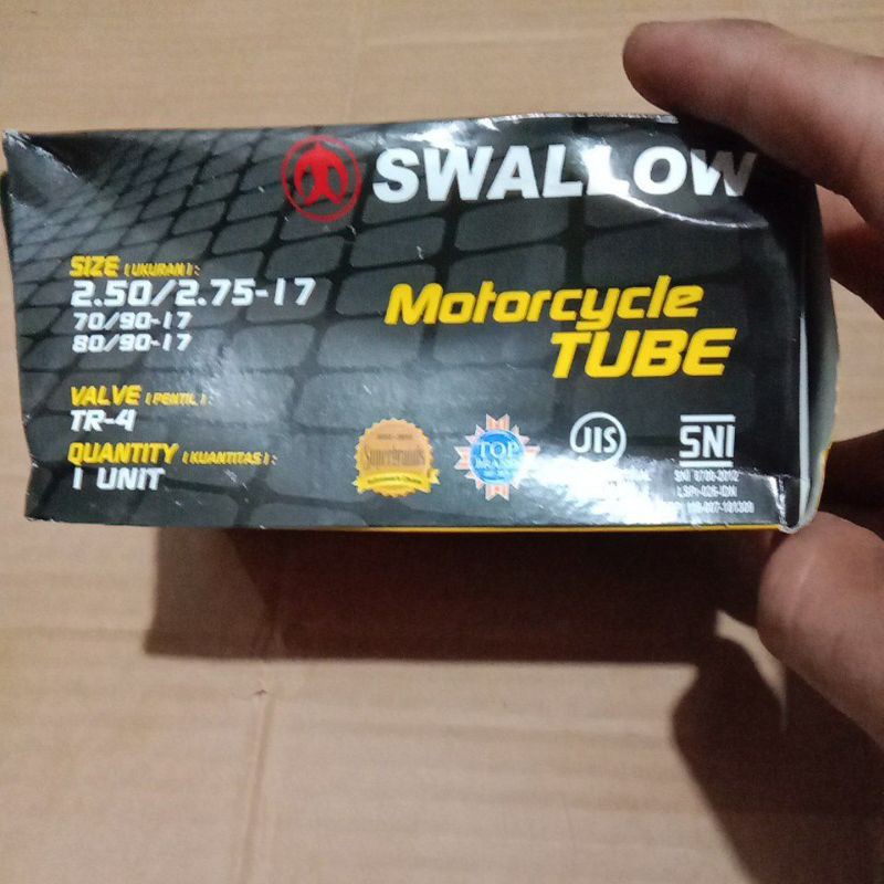 BAN BELAKANG MOTOR BEBEK 275-17 BAN DALAM SWALLOW