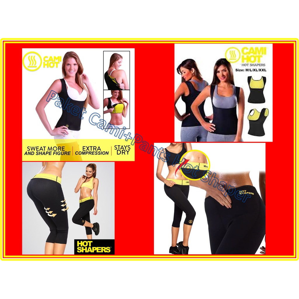 Paket Cami + Pant Hot Shaper Neotex / Cami Hot Shaper Neotex / Pant Hot Shaper / Celana Olahraga