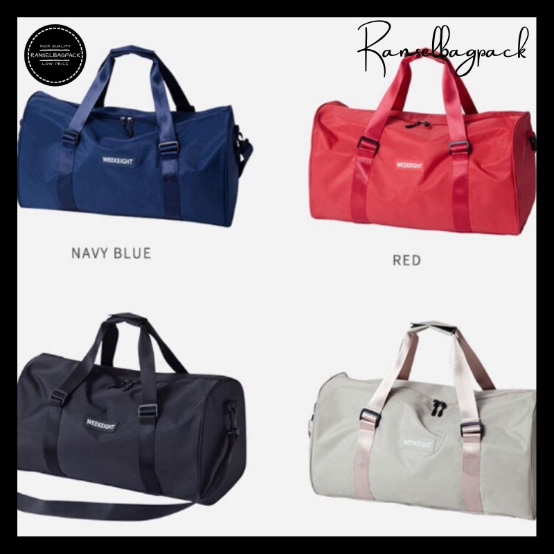 Tas Pakaian Wanita - Tas Travel Gym Olahraga Jumbo Big Size Pulang Kampung Mudik Model Korea