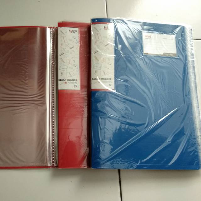 

clear holder / map dokumen / documen keeper cover plastik isi 20 / 40 / 60