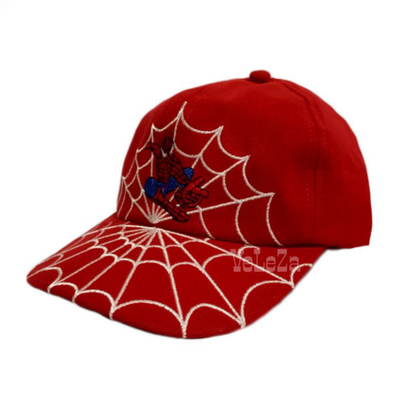 Topi anak Spiderman bordir Topi anak karakter topi anak