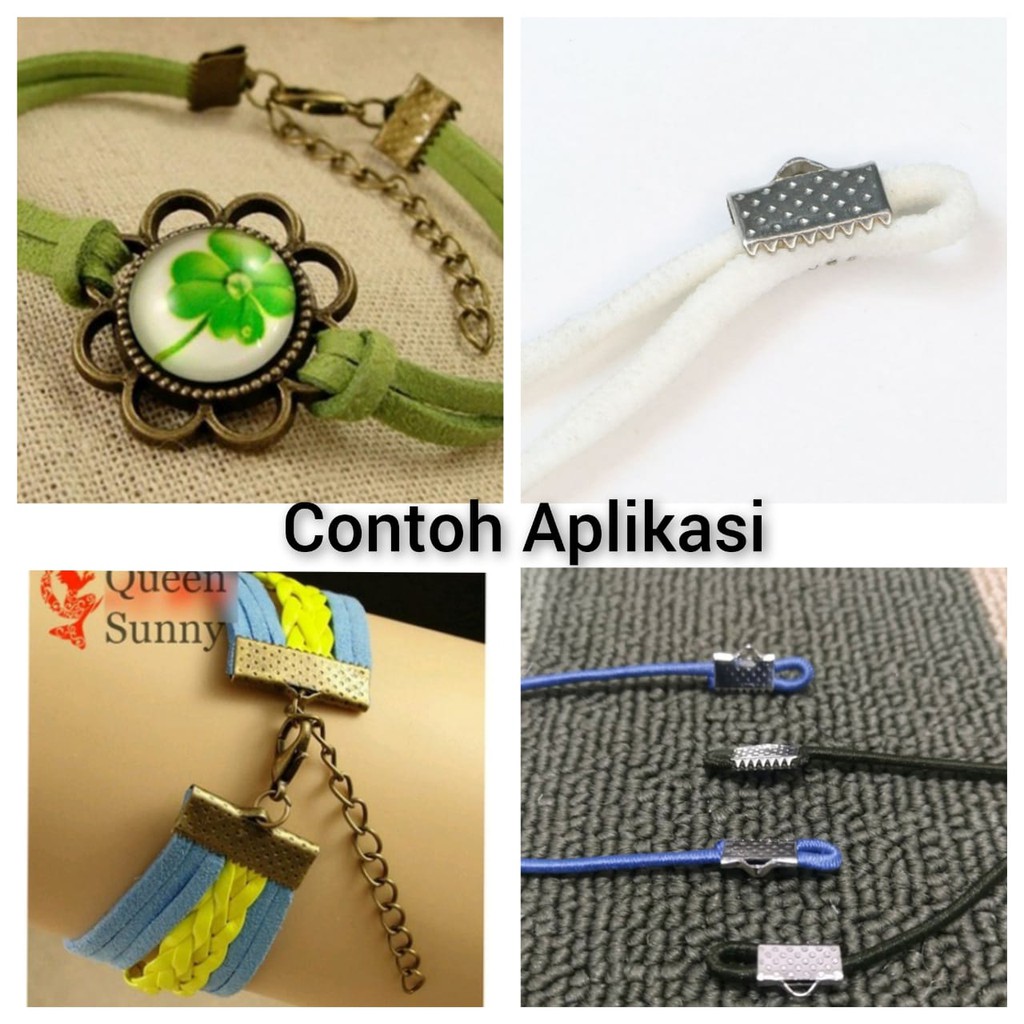 1 BUAH - PENJEPIT PITA |PENJEPIT TALI | PENJEPIT BESI | KLEP TALI | BAHAN KAITAN STRAPMASK