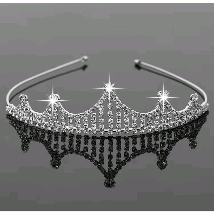 Mahkota Bridesmaids / Wisuda - Wedding Crown Simple Elegan - Mahkota Anak