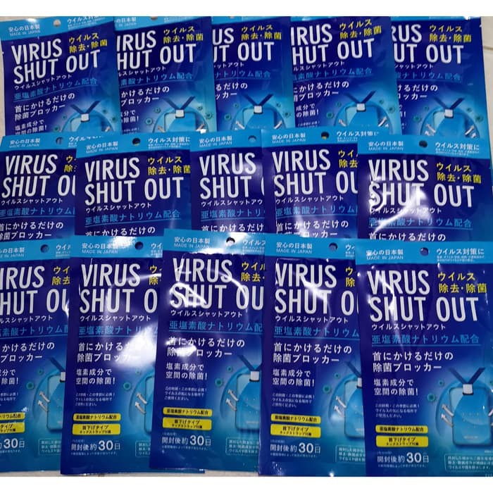 ANTI VIRUS SHUT OUT ORIGINAL TOAMIT JAPAN KALUNG ANTI VIRUS