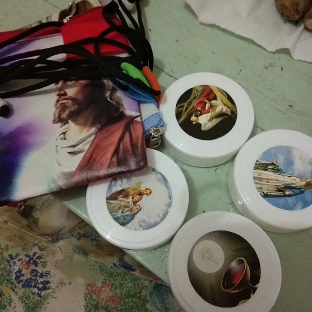 Wadah Rosario (piksis) | Plastik Ulir | Diameter 6cm
