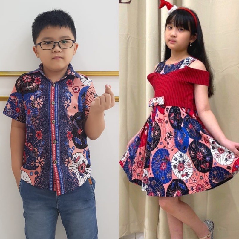 Batik Anak AWI / Dress Batik Anak / Kemeja Batik Anak / Batik anak wanita / Batik Anak Pria