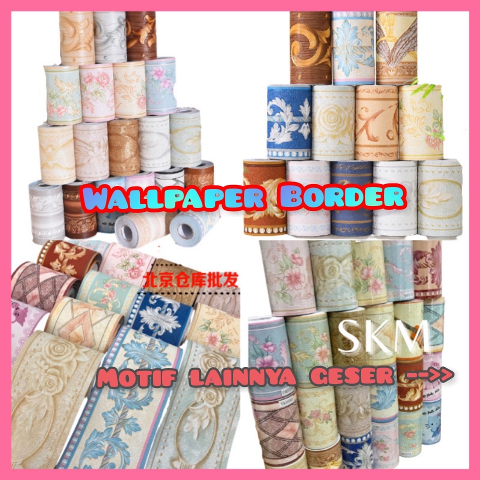 [DBEST] WALLBORDER WALL BORDER MOZAIK WALLSTICKER STIKER STICKER DINDING DAPUR PRM LIST LIS BORDER