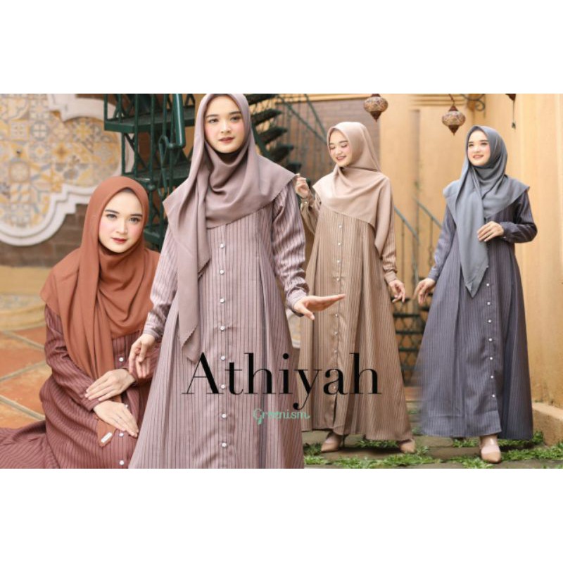 ATHIYAH DRESS BY GREENISM