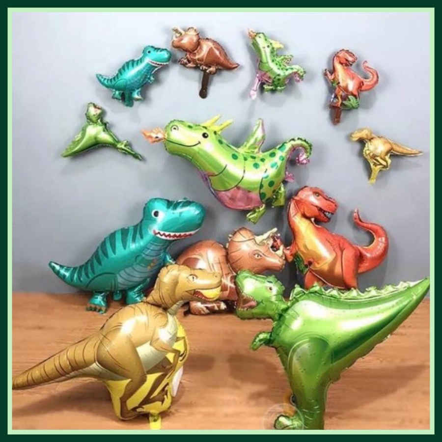 Balon Foil Dino - Dinosaurus - Dekorasi Pesta Lucu