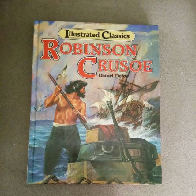 illustrated Classics Robinson Crusoe Hardcover Preloved