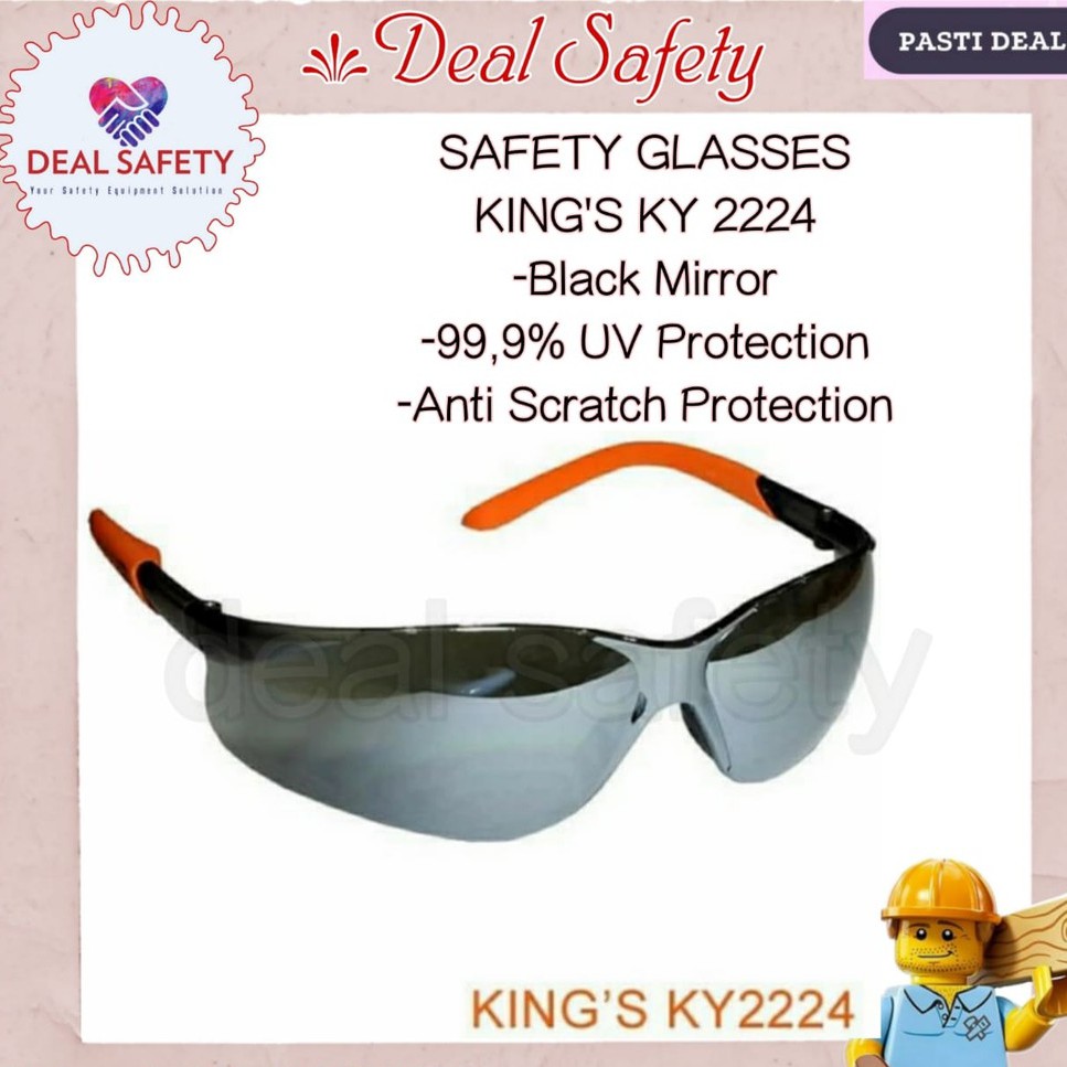 Kacamata Safety Kings ORIGINAL KY2224 / Safety Glasses Kings KY2224