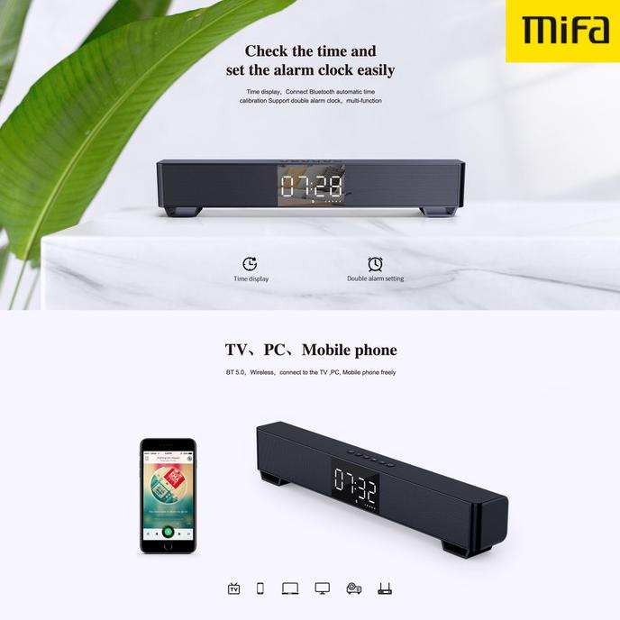Xiaomi Mifa K3 Soundbar Mi TV Wired Wireless Bluetooth Speaker TWS - Hitam