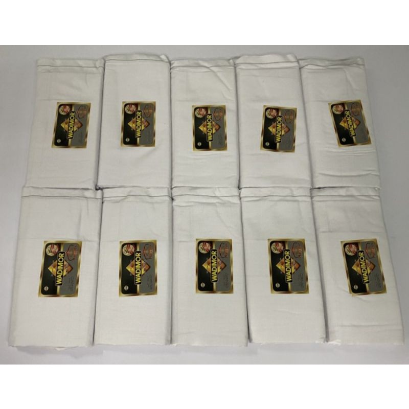 grosir sarung Wadimor polos putih sarung Wadimor dewasa