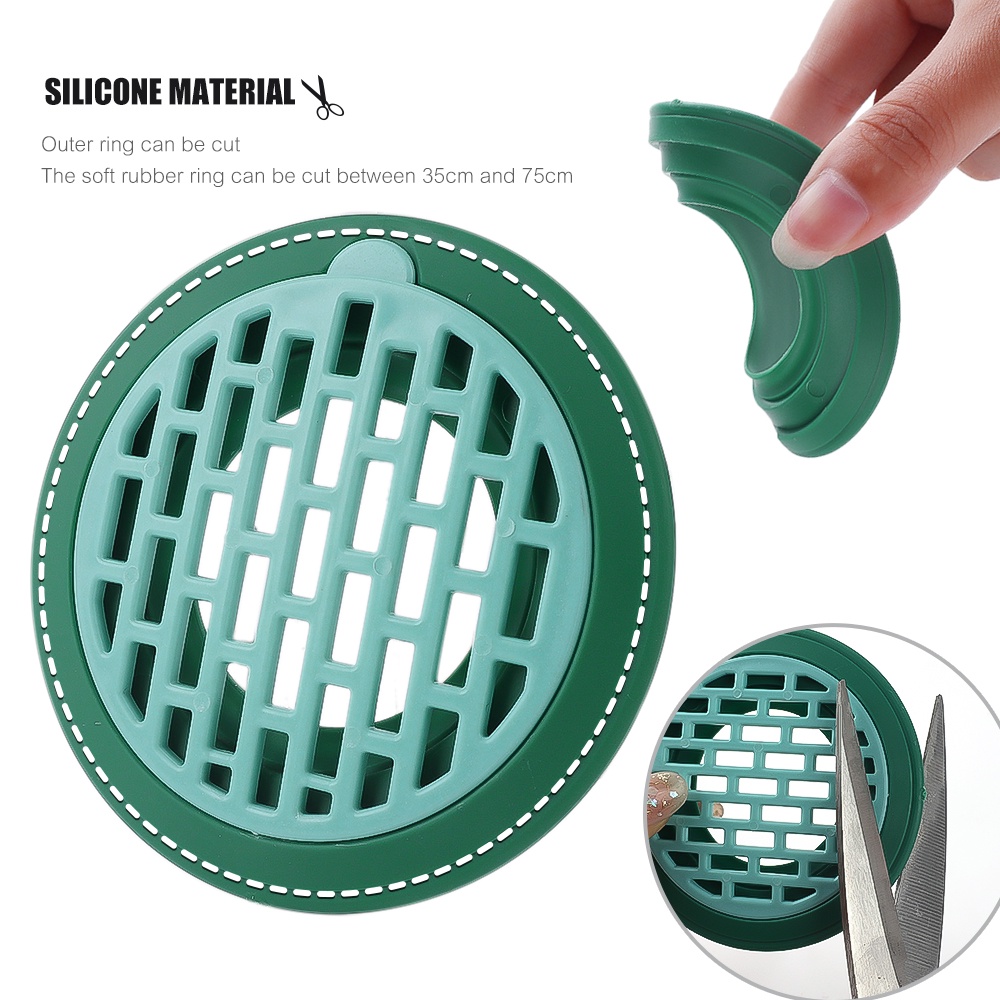 Plug Filter Pengering Lantai Bahan Silikon Anti Bau Pencegahan Serangga Untuk Kamar Mandi