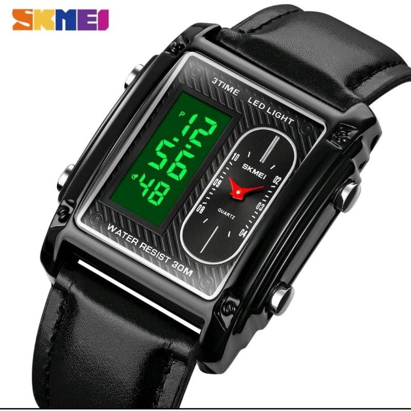 TRENDING SKMEI 1868 Jam Tangan Pria Digital Analog Dual Time Sport Watch