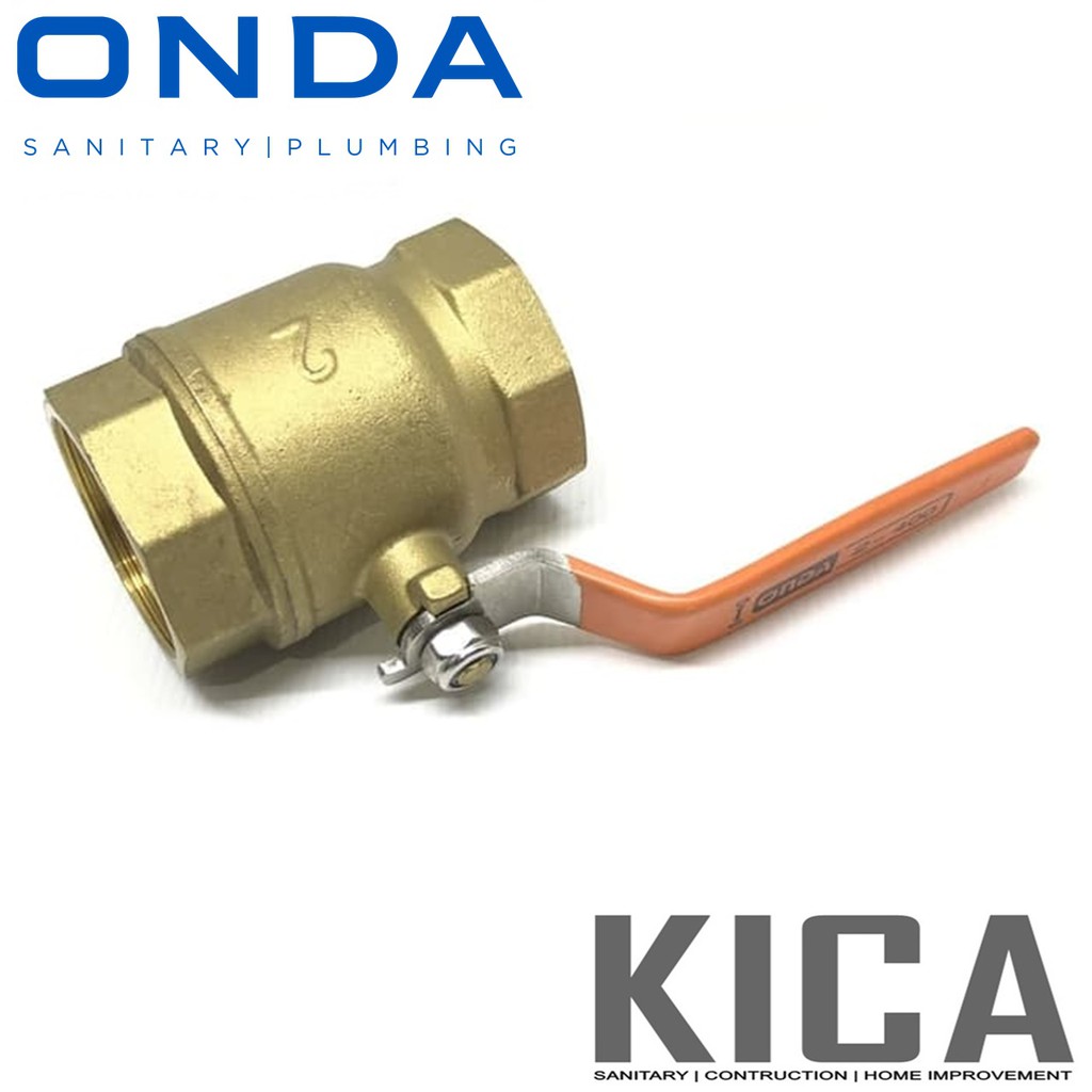 BALL VALVE 2 INCH ONDA / STOP KRAN KUNINGAN / KRAN AIR 2 INCH ONDA