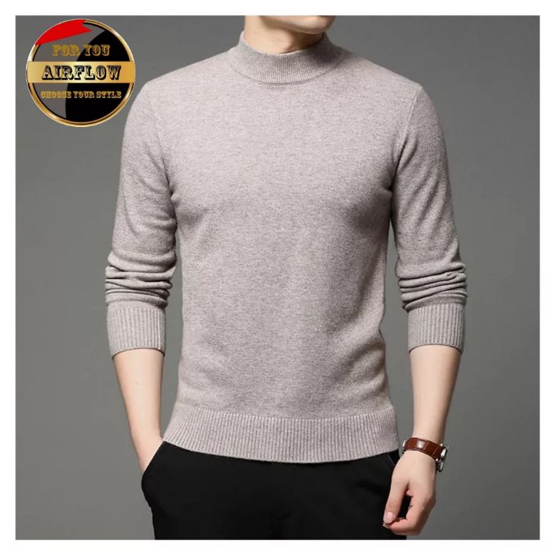 Sweater Rajut Pria Turtelneck Original