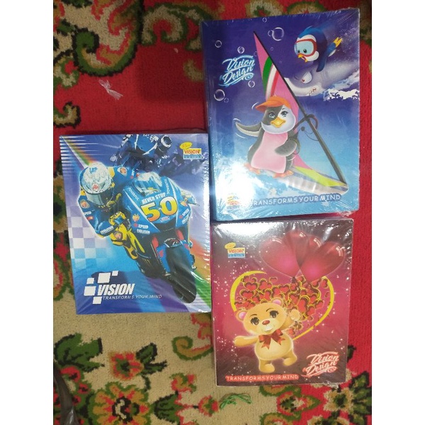 

(940gr)1pack buku tulis vision isi 38 lembar