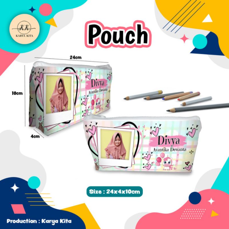 

Pouch & Tempat pensil Terbaru (Custom)