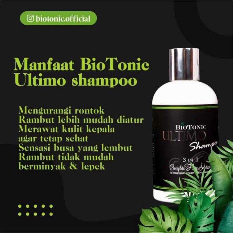 BIOTONIC Ultimo Shampoo 3in1 250mL | Shampo