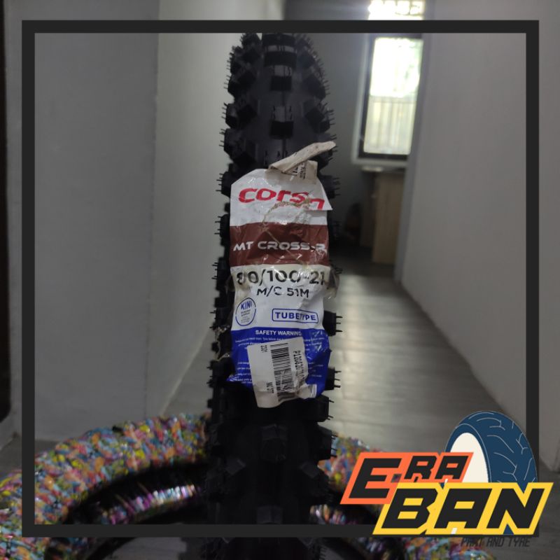 BAN CORSA MT CROSS 80 100 RING 21 KLX CRF DEPAN