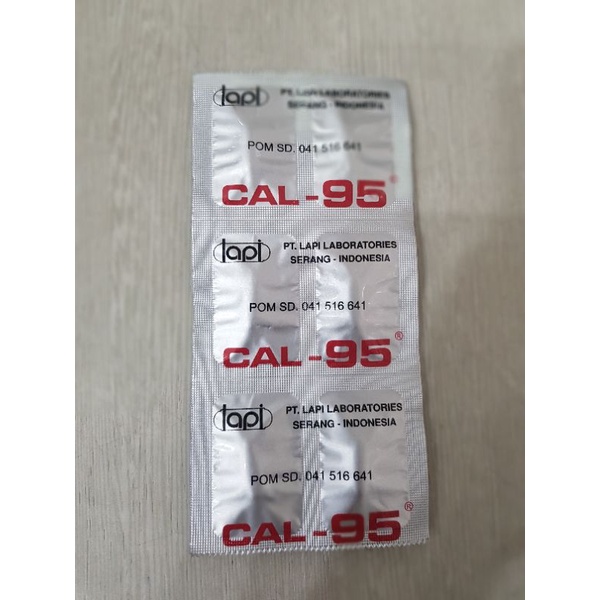 CAL-95 / Suplemen Kesehatan / Suplemen Kalsium / Osteoporosis / Strip / Kalsium