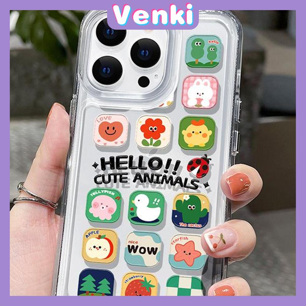 iPhone Case HD Acrylic Hard Case High Clear Metal Button Protection Camera Shockproof Cartoon Cute Compatible with iPhone 14 Pro Max 14 Plus 13 Pro Max 12 Pro Max 11 XR 7Plus