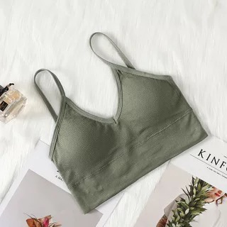 Brasay Bra Fashion Wanita Model One-Piece Bra Bralette Push Up V-Neck Korea 1012