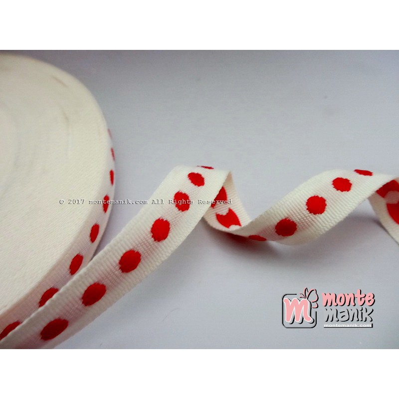 

Pita Woven Variasi Onde Merah 1 cm (PITA-192)