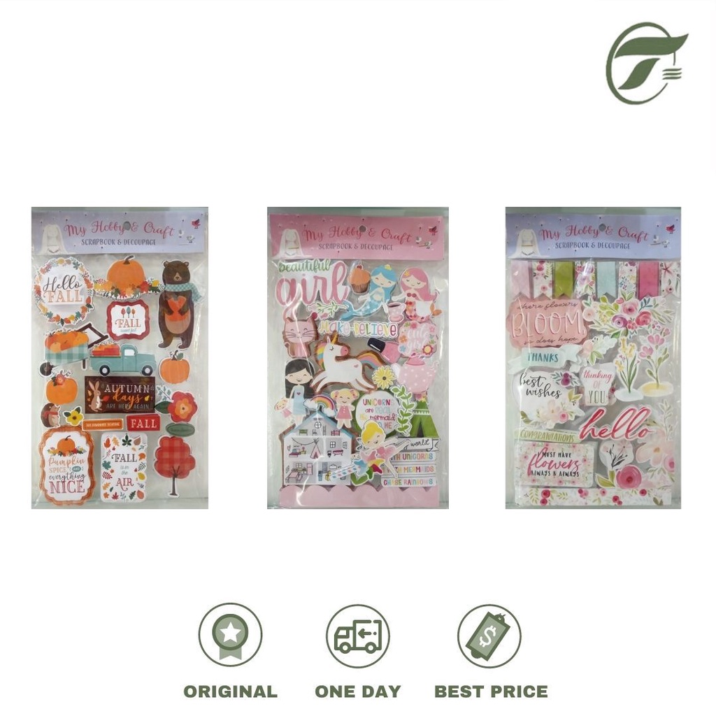 

STICKER SCRAPBOOK 3D/TUMPUK MIX
