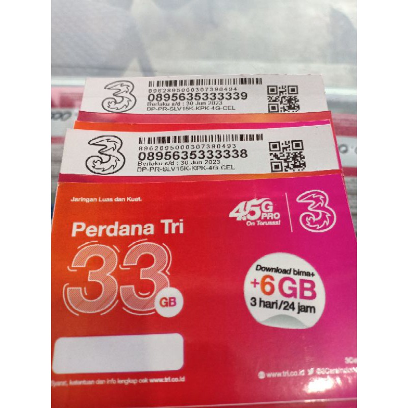 Nomer Cantik 3 Isi Data 33GB