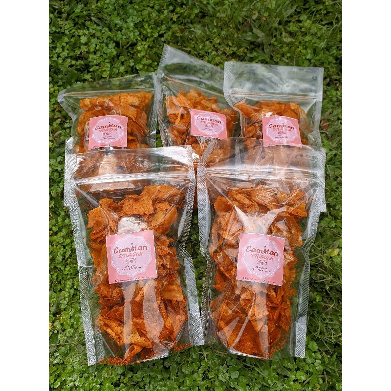 

[CAMILAN] Kripset kripdas keripik singkong pedas gurih ga berminyak