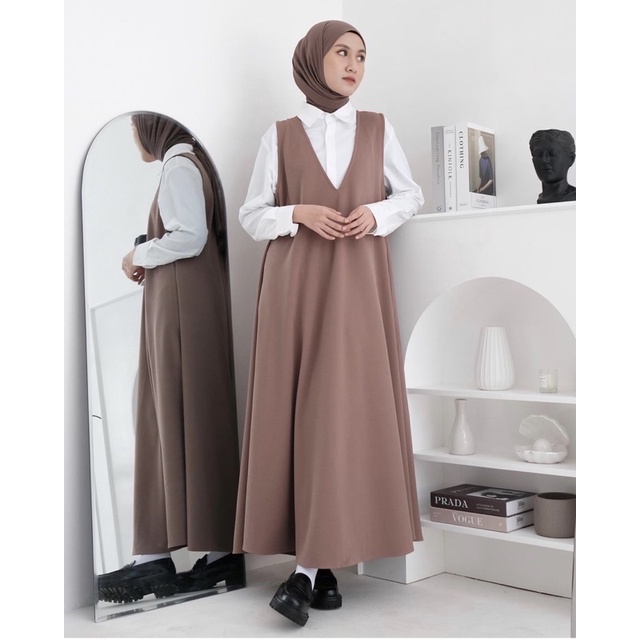 SABA MODEST Flowy V Dress