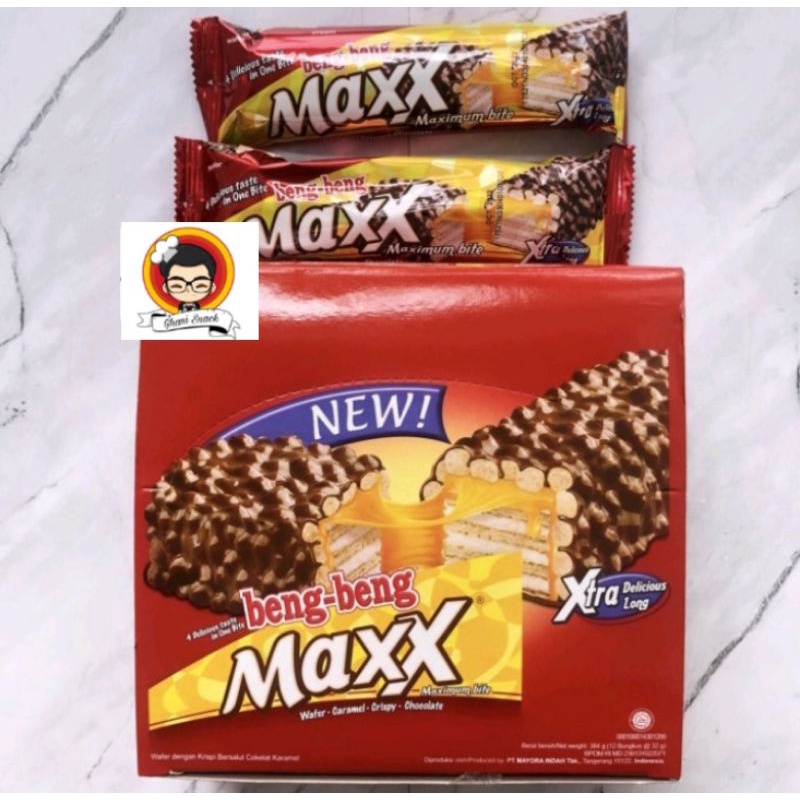 

Beng Beng Maxx 1 Pak isi 12x32gr - wafer nikmat bengbeng