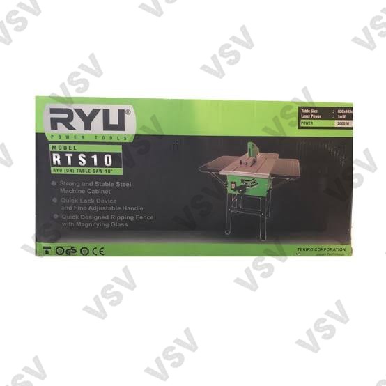 RYU RTS10 Table Saw 10&quot; Meja Gergaji kayu RTS10 Table Saw RYU