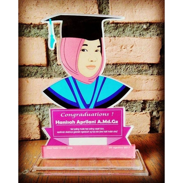 Plakat akrilik wisuda full