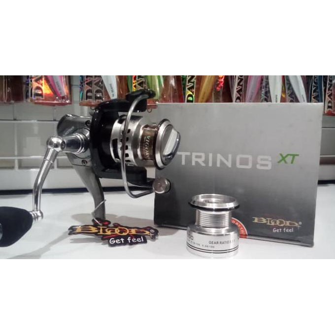 Reel Spinning Blood Trinos XT 2000 12BB Double Spool TERBAIK