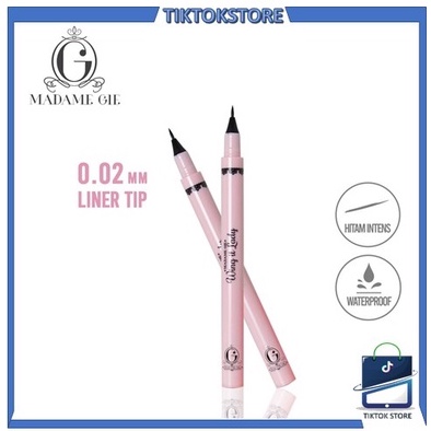 TIKTOK - Madame Gie Wing It Lady - MakeUp Eyeliner Black Waterproof