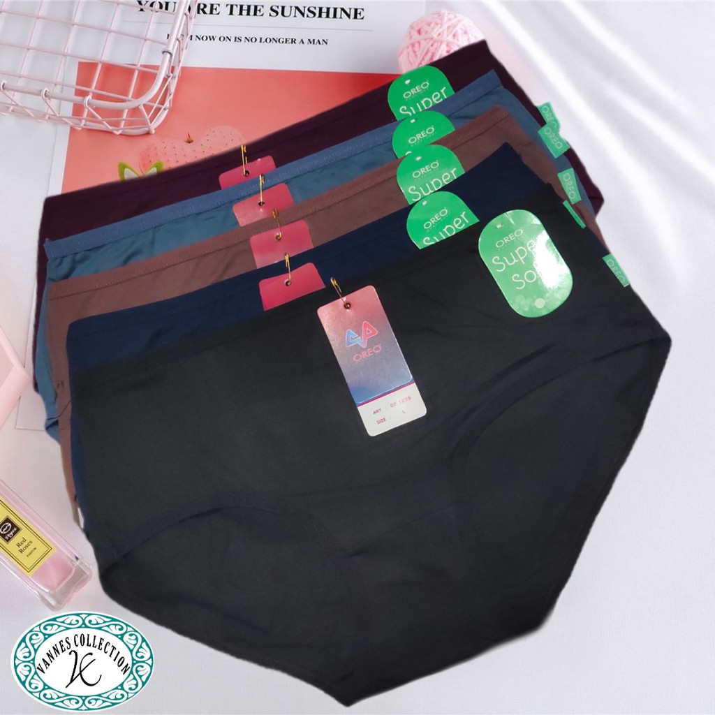 Celana Dalam Wanita Dewasa Katun/CD Oreo BF 1239 L XL XXL