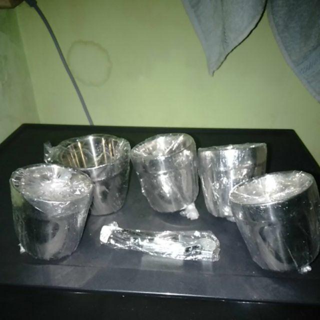 Gelas Bir Stainless Steel 180ml Gelas Mug Cangkir Bir Gelas Bir Stainless Anti Karat Murah