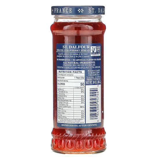 Selai St Dalfour Strawberry Fruit Spread 284 gr