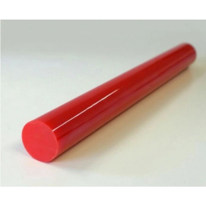 Red polyurethane Rod / PU rod merah dia 55mm panjang 100cm