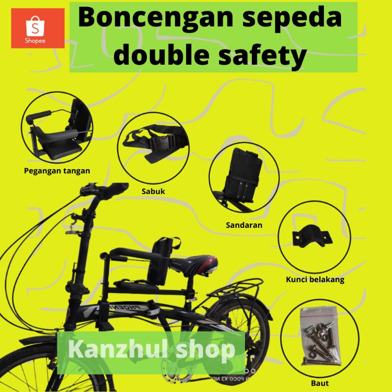 boncengan anak sepeda lipat mtb sayur goncengan sepeda anak depan boncengan sepedah anak seli mtb bo