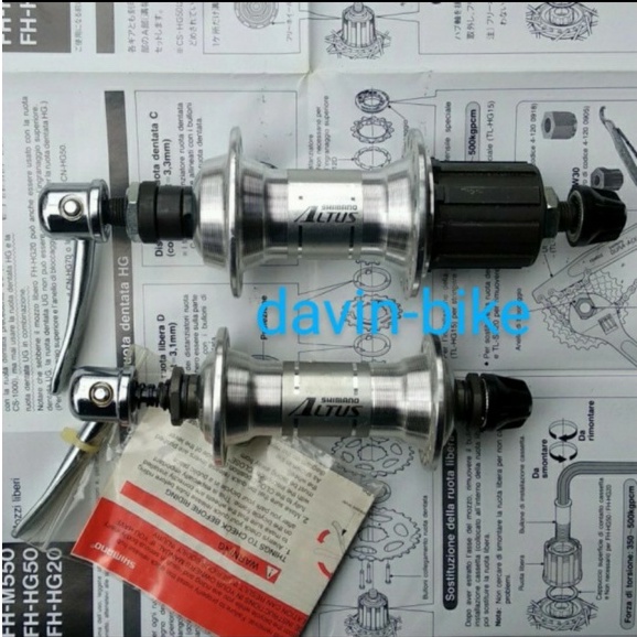 Hub Freehub 36 Hole Shimano Altus Parallax 7 Speed