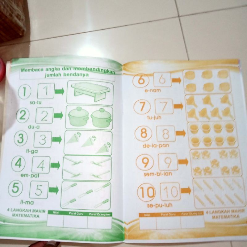 buku anak, buku 4 langkah mahir matematika paud (21×28cm)