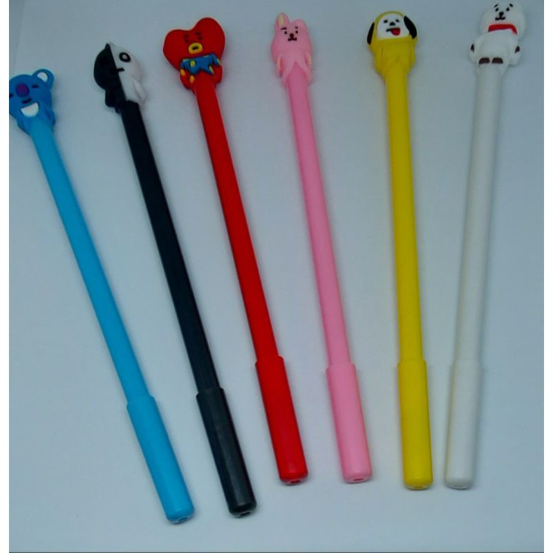 

(KPOP IDOL STUFF) Gel Pen BT21 karakter ChimmyTataCooky