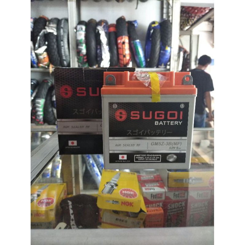 AKI SUGOI GM5Z - 3B (MF) UNTUK MOTOR MIO, KARISMA.