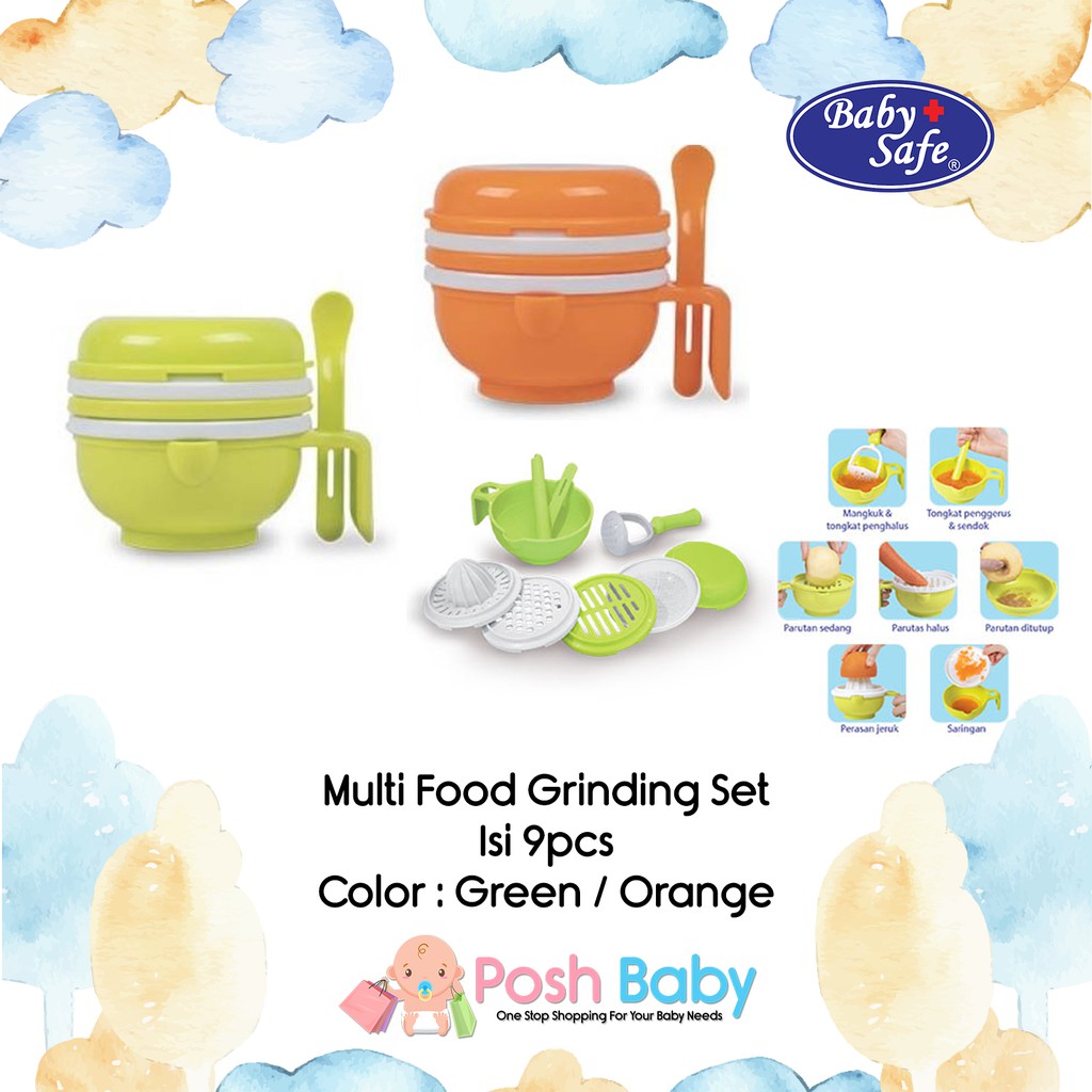 Baby Safe Multi Food Grinder Set MPASI