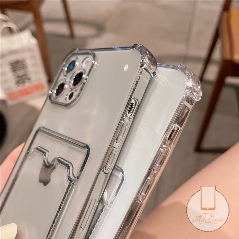 Xiaomi Mi 11 Lite POCO M3 POCO Redmi 9A A1 10 9 9C NFC Redmi Note9 10Pro Max Plus Dompet Mewah Slot Kartu Kredit Casing Ponsel