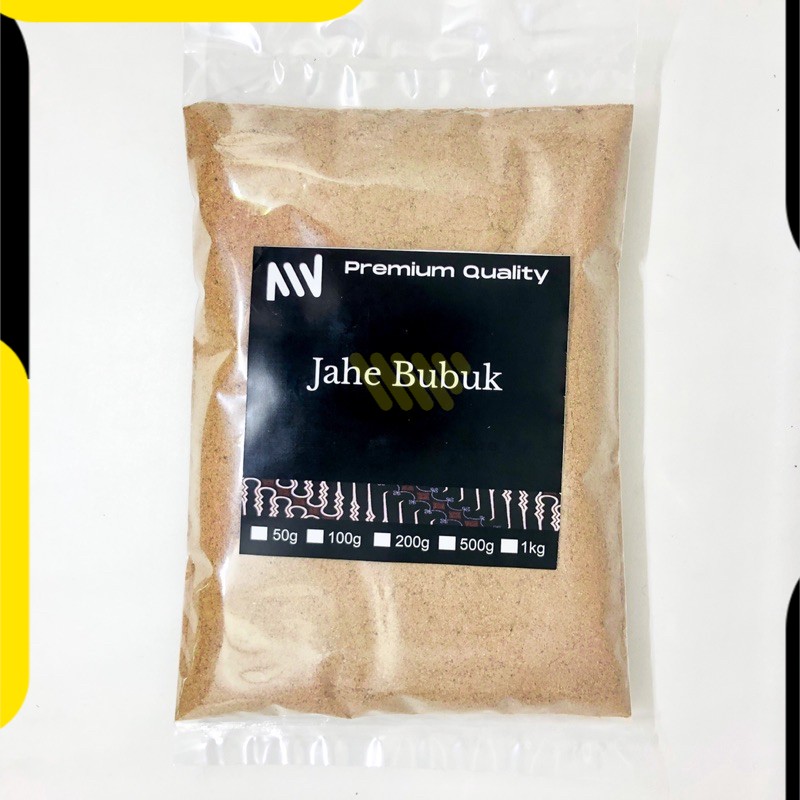 JAHE BUBUK MURNI 100gr / JAHE BUBUK ORIGINAL PREMIUM QUALITY / GROUND GINGER REMPAH